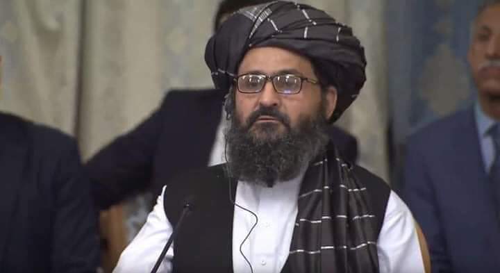 د دوحې په غونډه کې د طالب مشر  ملا برادر اخند د بیانیې متن